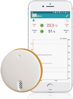 Беспроводной гигрометр RELSIB WH52, Bluetooth 4.0
