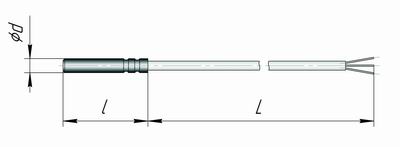 Датчик температуры для систем HVAC типа К2  Датчик температуры для систем HVAC типа К2