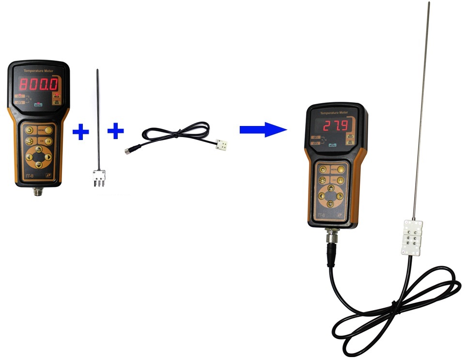 Пример использования измерителя IT-8, кабеля С2-2 и датчика RT.Pt-K1